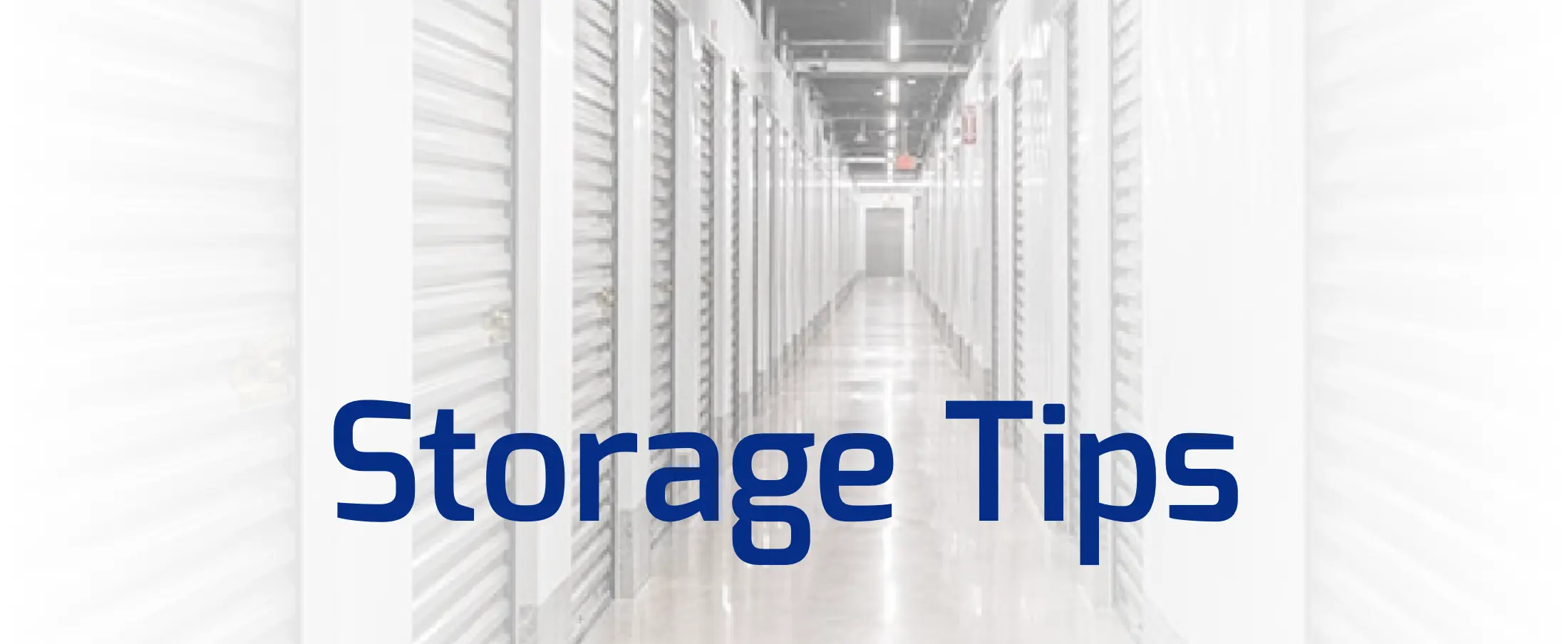 Storage Tips Header Image